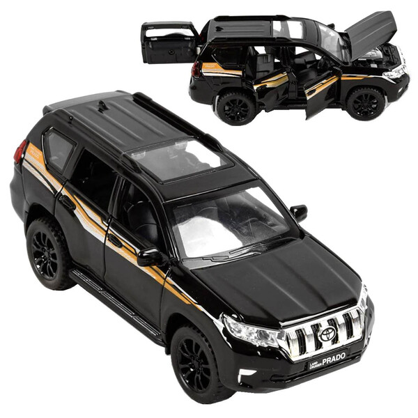 Машинка Toyota Land Cruiser Prado коллекционная металлическая моделька игрушка 1:32 Черный (4826041)
Машинка Toyota Land Cruiser Prado коллекционная металлическая моделька игрушка 1:32 Черный (4826041)