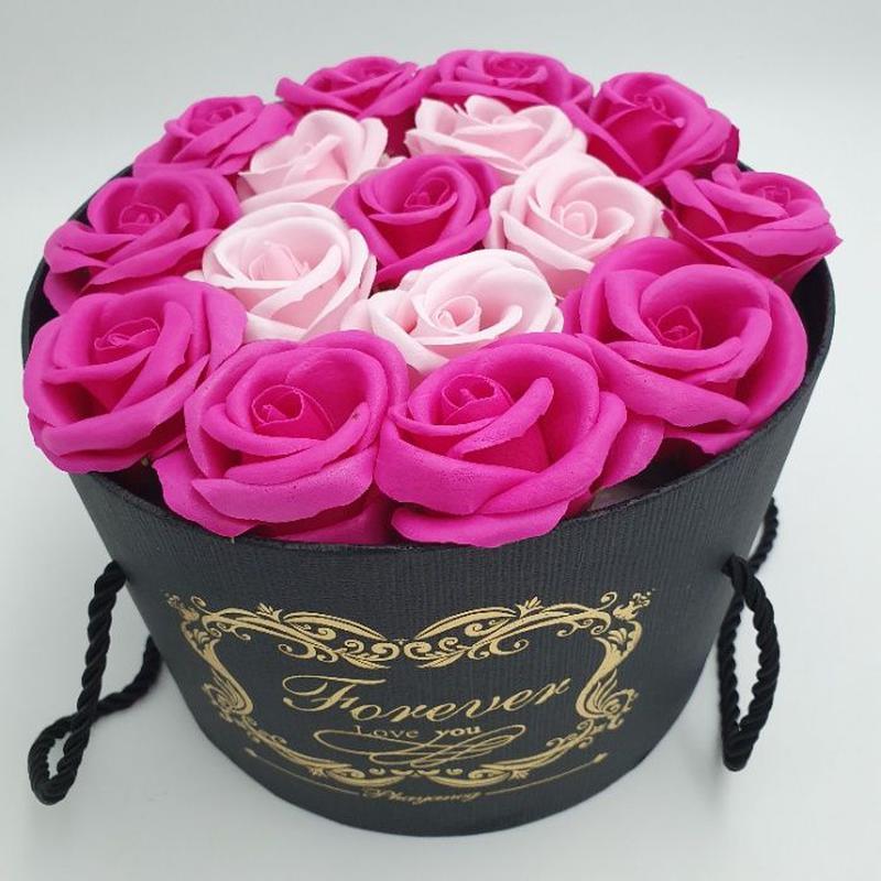 Подарочный набор мыла букет из роз в подарочной шляпной коробке Forever I love you 16 шт Розовый
Подарочный набор мыла букет из роз в подарочной шляпной коробке Forever I love you 16 шт Розовый