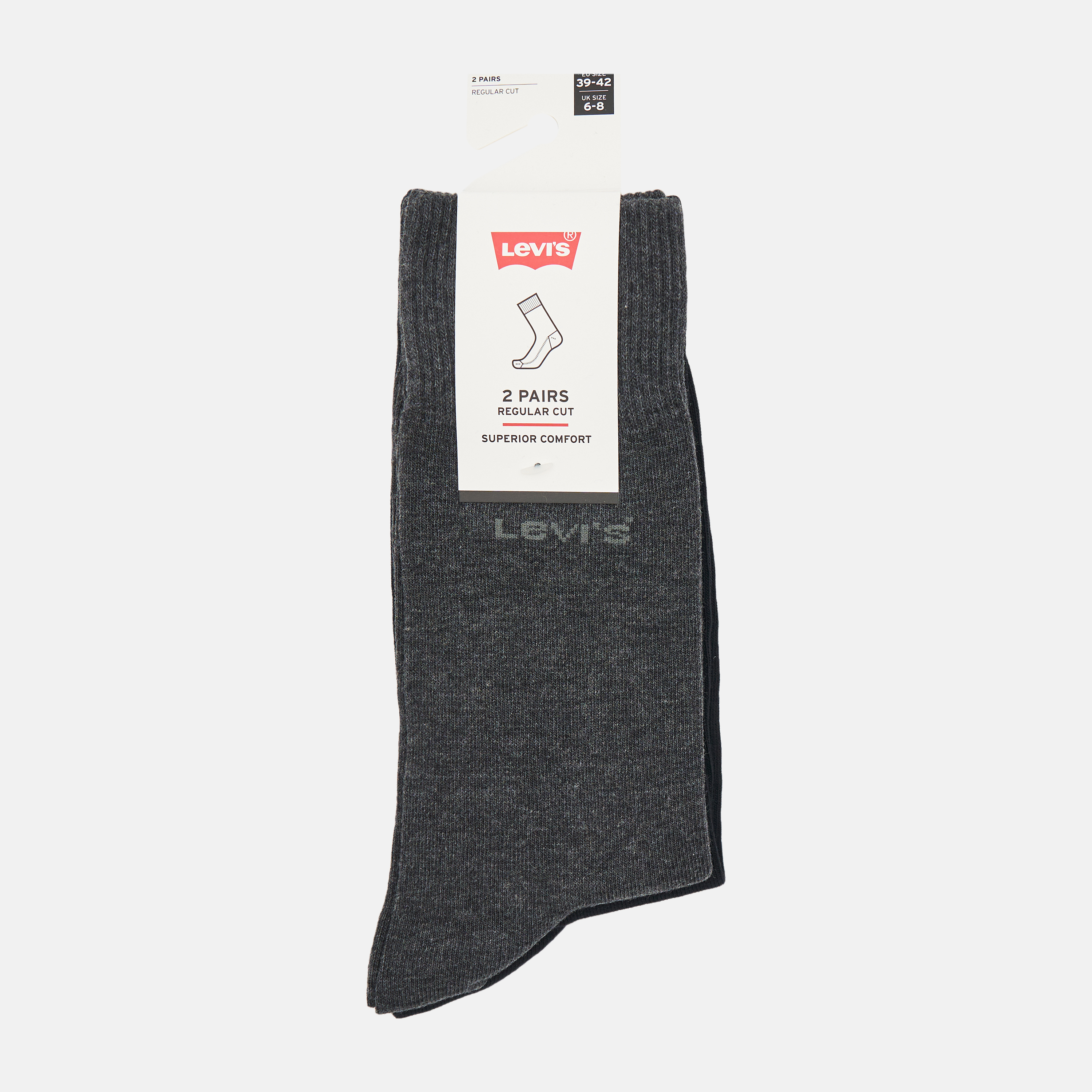 Набор носков Levi's 993053001-267 - 2 пары Anthracite Melange/Black, Набор носков Levi's 993053001-267 43-46 2 пары Anthracite Melange/Black
Набор носков Levi's 993053001-267 - 2 пары Anthracite Melange/Black, Набор носков Levi's 993053001-267 43-46 2 пары Anthracite Melange/Black