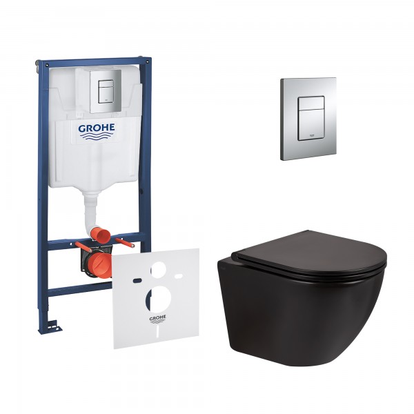 Набор инсталляция 4 в 1 Grohe Rapid SL 38772001 + унитаз с сиденьем Qtap Robin QT1333046ERMB
Набор инсталляция 4 в 1 Grohe Rapid SL 38772001 + унитаз с сиденьем Qtap Robin QT1333046ERMB