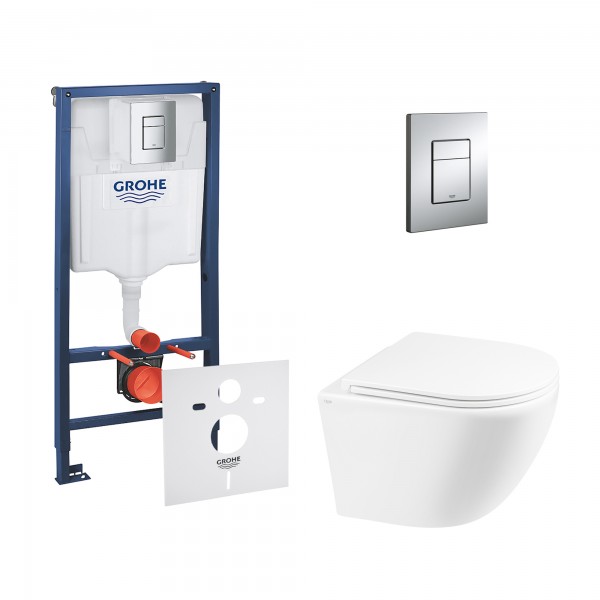 Набор инсталляция 4 в 1 Grohe Rapid SL 38772001 + унитаз с сиденьем Qtap Robin QT1333046ERW
Набор инсталляция 4 в 1 Grohe Rapid SL 38772001 + унитаз с сиденьем Qtap Robin QT1333046ERW