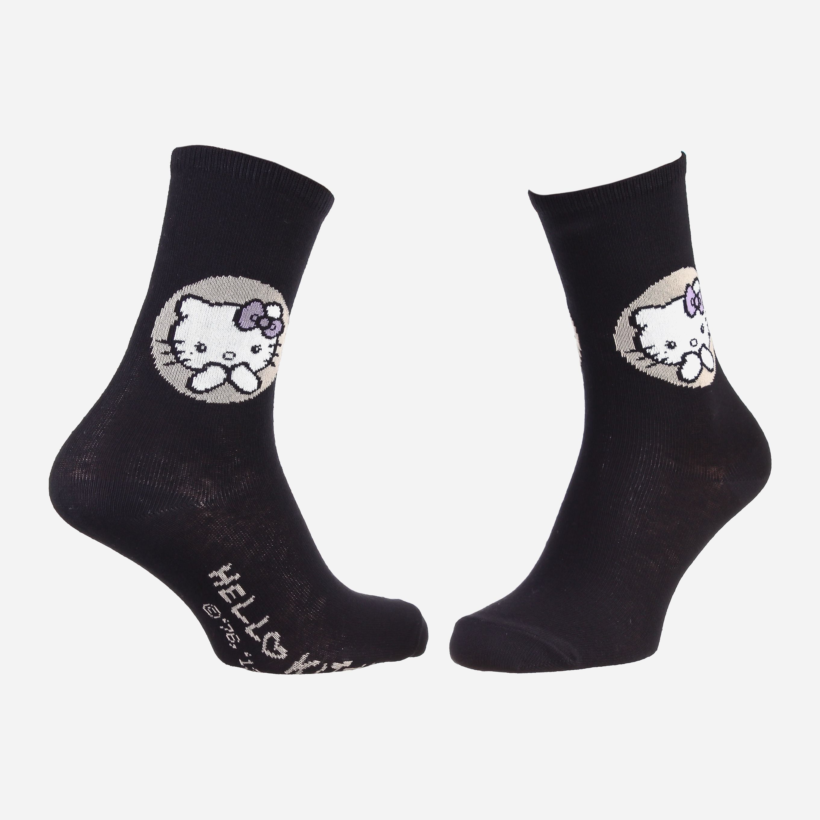 Носки Disney Hello Kitty 13890612-7 - Черные, Носки Disney Hello Kitty 13890612-7 35-41 Черные
