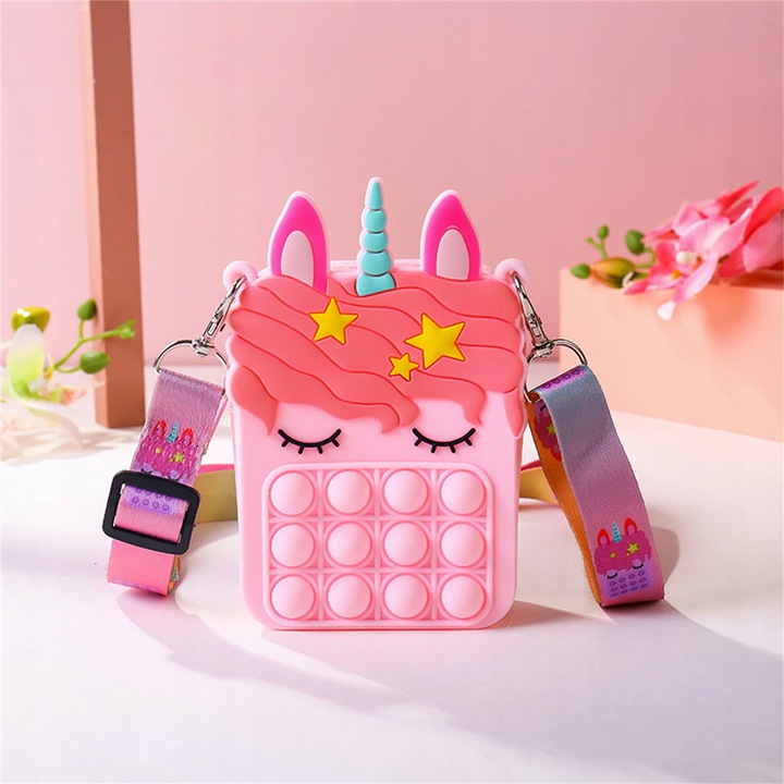Pop It Антистресс Игрушка - (Поп Ит - Попит - Popit) - 22073 - Сумочка Розовый Единорог
Pop It Антистресс Игрушка - (Поп Ит - Попит - Popit) - 22073 - Сумочка Розовый Единорог