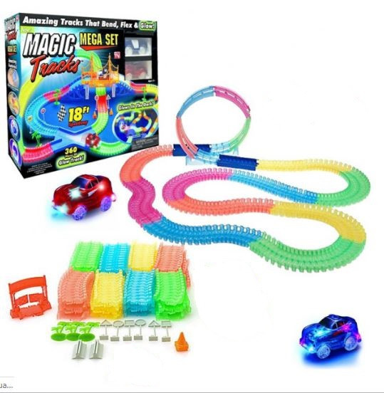 Детский конструктор Magic Tracks 360 деталей на 2 машинки с LED подсветкой (5678)
Детский конструктор Magic Tracks 360 деталей на 2 машинки с LED подсветкой (5678)