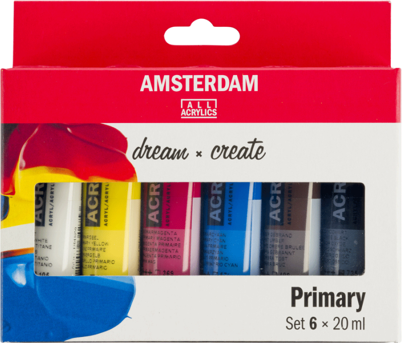Набор акриловых красок Royal Talens Amsterdam Primary 6 цветов по 20 мл (8712079451158)
Набор акриловых красок Royal Talens Amsterdam Primary 6 цветов по 20 мл (8712079451158)