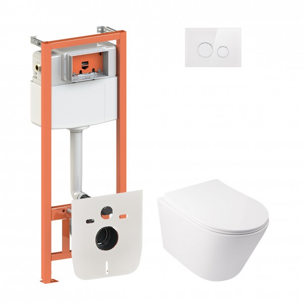 Набор Qtap инсталляция 4 в 1 с панелью смыва Nest (QT0133M425 + QT0111V1164GW) + унитаз с сиденьем Swan QT16335178W
Набор Qtap инсталляция 4 в 1 с панелью смыва Nest (QT0133M425 + QT0111V1164GW) + унитаз с сиденьем Swan QT16335178W