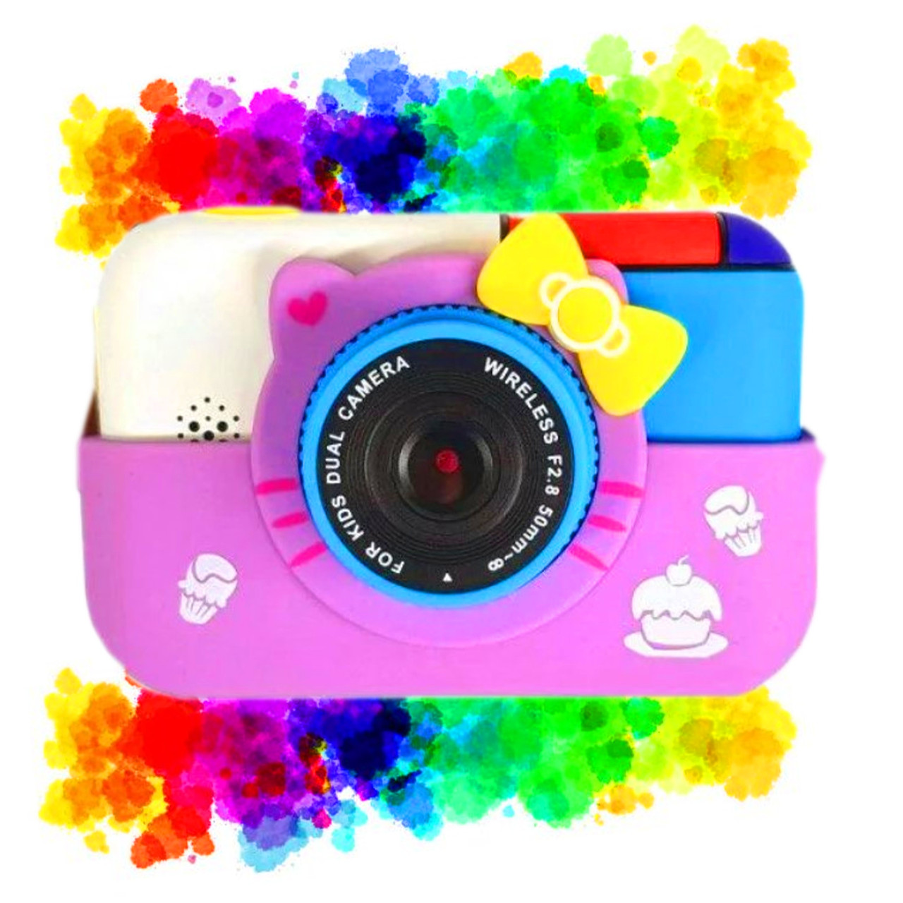 Детский цифровой фотоаппарат Hello Kitty Fun Camera 1080 FHD 2 камеры MP3 Игры Фиолетовый
Детский цифровой фотоаппарат Hello Kitty Fun Camera 1080 FHD 2 камеры MP3 Игры Фиолетовый