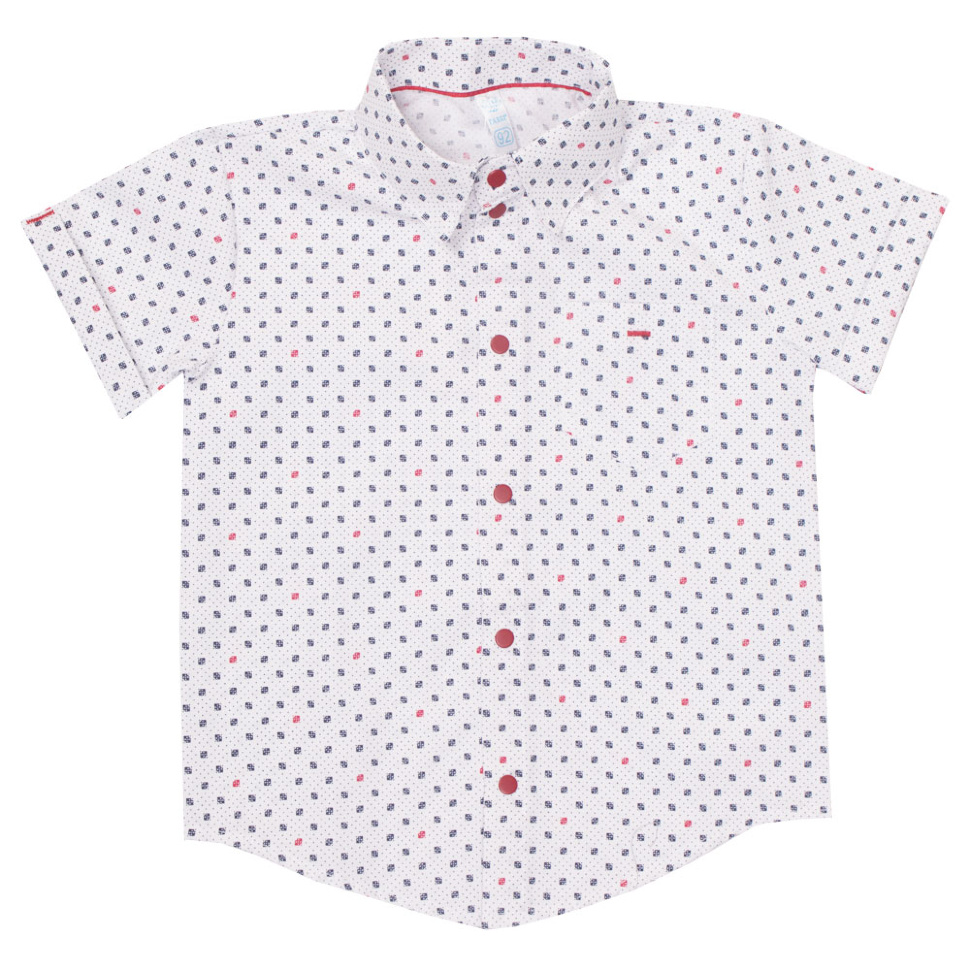 Детская рубашка для мальчика Габби RB-1 белая 92 см
Детская рубашка для мальчика Габби RB-1 белая 92 см