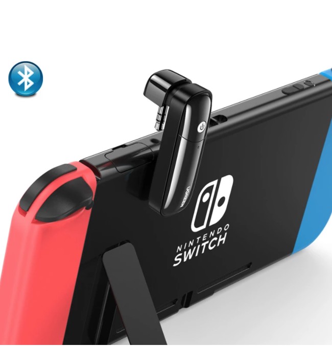 Беспроводной bluetooth V 5.0 аудио-адаптер 3.5 мм UGREEN для Nintendo Switch / Lite
Беспроводной bluetooth V 5.0 аудио-адаптер 3.5 мм UGREEN для Nintendo Switch / Lite