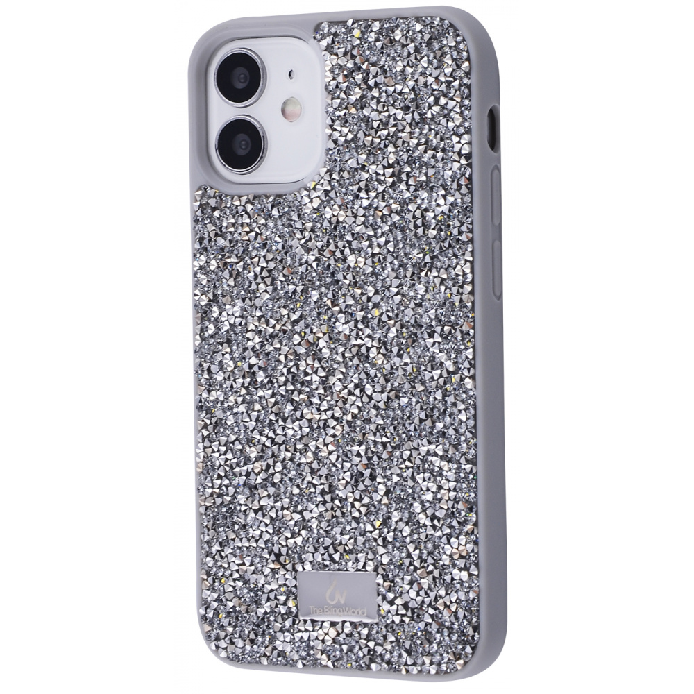 Чехол с камнями и блёстками Bling World Grainy Diamonds (TPU) iPhone 12 mini silver Металлик
Чехол с камнями и блёстками Bling World Grainy Diamonds (TPU) iPhone 12 mini silver Металлик
