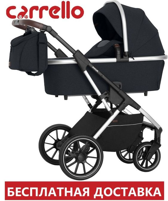 Коляска универсальная CARRELLO Aurora 3 в 1 (Каррелло Аурора) CRL-6502/2 (3in1) Space Black с дождевиком
Коляска универсальная CARRELLO Aurora 3 в 1 (Каррелло Аурора) CRL-6502/2 (3in1) Space Black с дождевиком