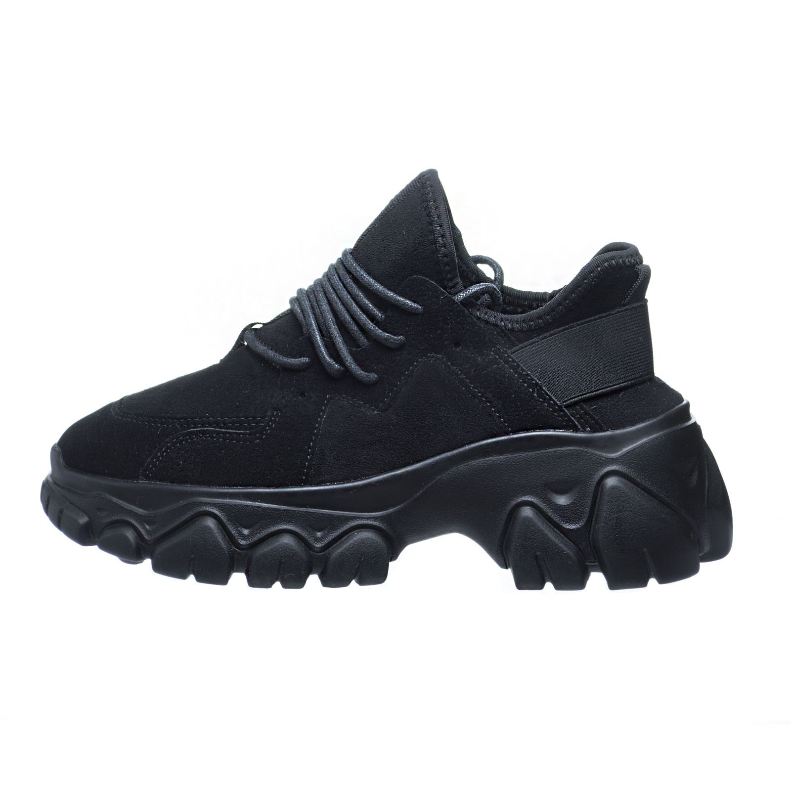 Кроссовки женские Stilli ST8156-1 black черные демисезонные эко замша на флисе 39р (25 см) b-589
Кроссовки женские Stilli ST8156-1 black черные демисезонные эко замша на флисе 39р (25 см) b-589