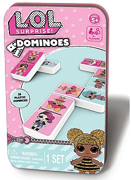 Настольная игра домино «L.O.L. Surprise» в жестяной коробке - Spin Master (20-755916)
Настольная игра домино «L.O.L. Surprise» в жестяной коробке - Spin Master (20-755916)