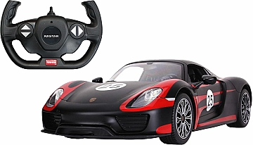 Автомобиль радиоуправляемый Porsche 918 Spyder 1:14, черный - Rastar (20-1027764)
Автомобиль радиоуправляемый Porsche 918 Spyder 1:14, черный - Rastar (20-1027764)