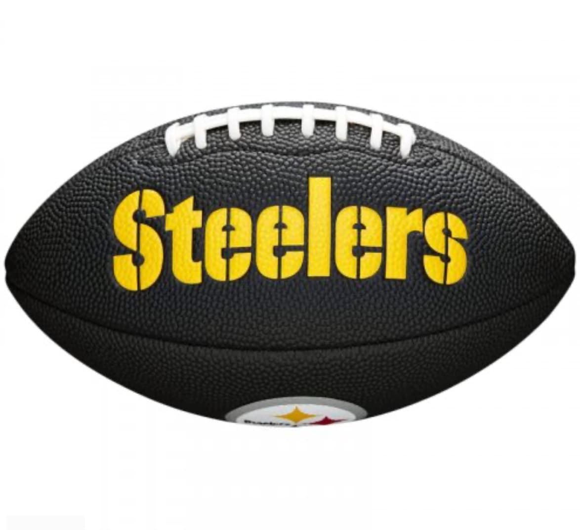 Мини-мяч для американского футбола Wilson NFL Team Logo Mini WTF1533BLXBPT (для детей до 10 лет),
Мини-мяч для американского футбола Wilson NFL Team Logo Mini WTF1533BLXBPT (для детей до 10 лет),