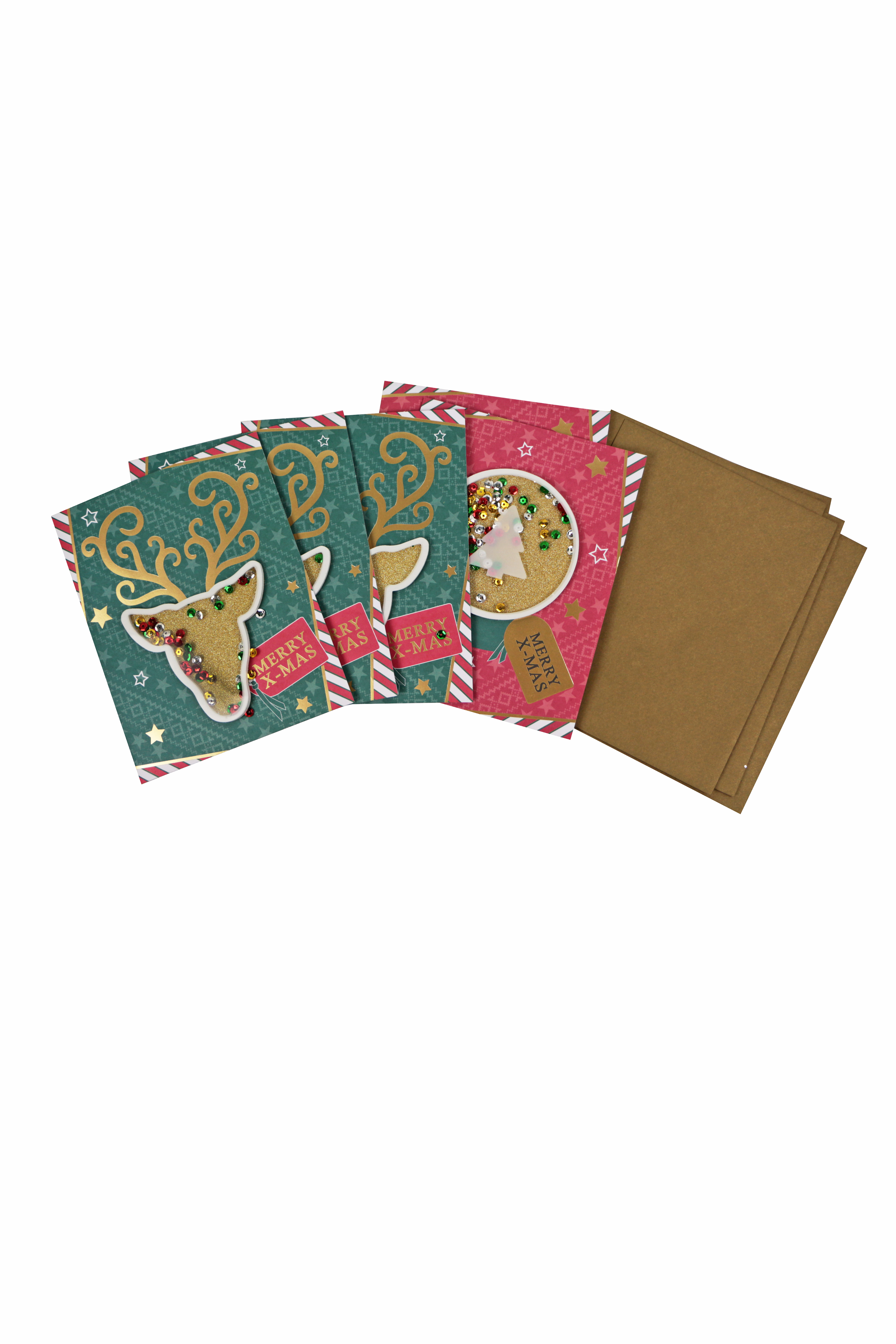 Рождественские открытки с конвертами 5 шт Christmas gifts зеленый-красный NY-690152
Рождественские открытки с конвертами 5 шт Christmas gifts зеленый-красный NY-690152
