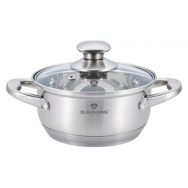 Кастрюля Blaumann Gourmet 3.75л Ø24х9см из нержавеющей стали со стеклянной крышкой
Кастрюля Blaumann Gourmet 3.75л Ø24х9см из нержавеющей стали со стеклянной крышкой