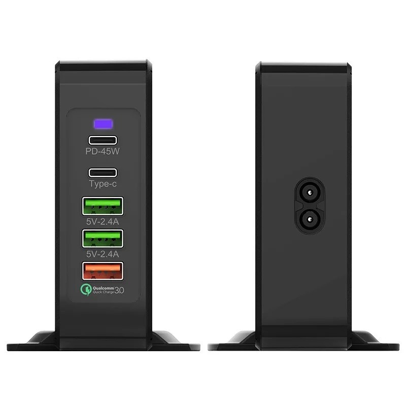Зарядное устройство/станция Epik 5в1 Quick Charge 3.0 USB-C 60W для Macbook/iPhone/iPad/Android
Зарядное устройство/станция Epik 5в1 Quick Charge 3.0 USB-C 60W для Macbook/iPhone/iPad/Android
