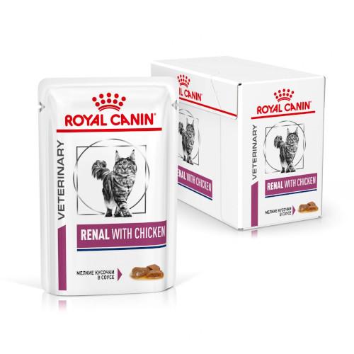 Ветеринарный влажный корм для котов Royal Canin Renal With Chicken Feline 12 шт(упаковка) (40300019up)
Ветеринарный влажный корм для котов Royal Canin Renal With Chicken Feline 12 шт(упаковка) (40300019up)