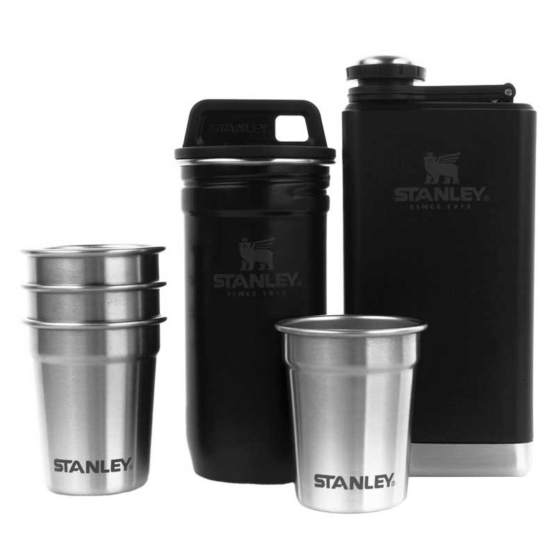 Набор Stanley Adventure (4 рюмки х 0,059л + футляр-фляга 0,57л + фляга 0,236л), черный
Набор Stanley Adventure (4 рюмки х 0,059л + футляр-фляга 0,57л + фляга 0,236л), черный