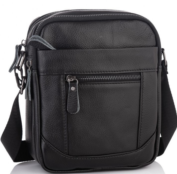 Мужская кожаная сумка месенджер через плечо Tiding Bag Черный 19 x 22 x 7-8 см 5186
Мужская кожаная сумка месенджер через плечо Tiding Bag Черный 19 x 22 x 7-8 см 5186