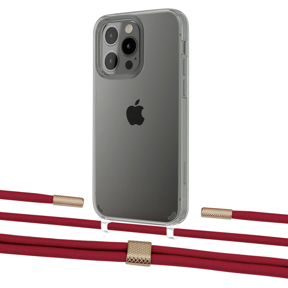 Чехол Upex Crossbody Protection Case для iPhone 13 Pro Crystal with Twine Red and Fausset Gold
Чехол Upex Crossbody Protection Case для iPhone 13 Pro Crystal with Twine Red and Fausset Gold
