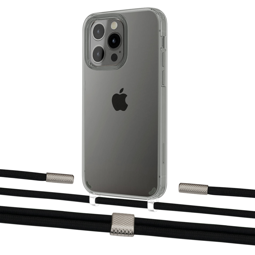 Чехол Upex Crossbody Protection Case для iPhone 13 Pro Max Crystal with Twine Black and Fausset Silver
Чехол Upex Crossbody Protection Case для iPhone 13 Pro Max Crystal with Twine Black and Fausset Silver