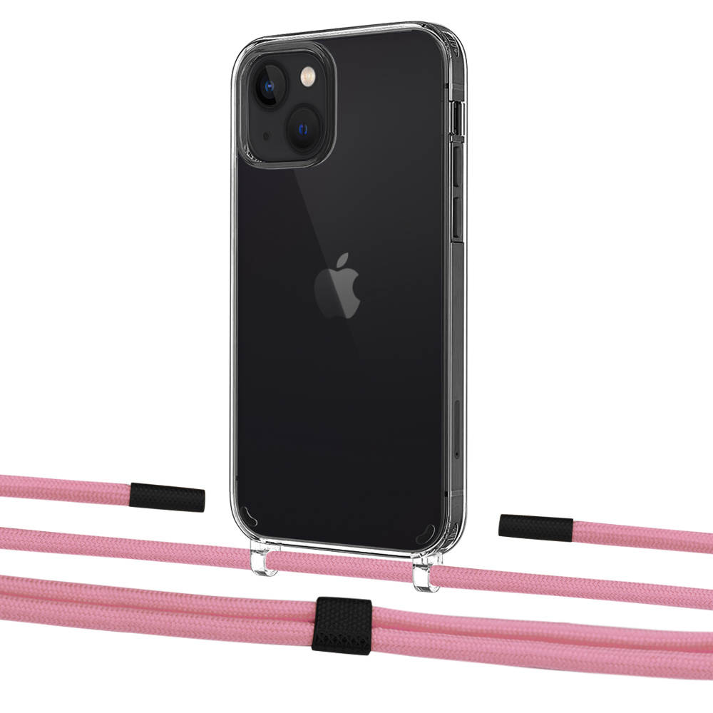 Чехол Upex Crossbody Protection Case для iPhone 13 mini Crystal with Twine Coral and Fausset Matte Black
Чехол Upex Crossbody Protection Case для iPhone 13 mini Crystal with Twine Coral and Fausset Matte Black