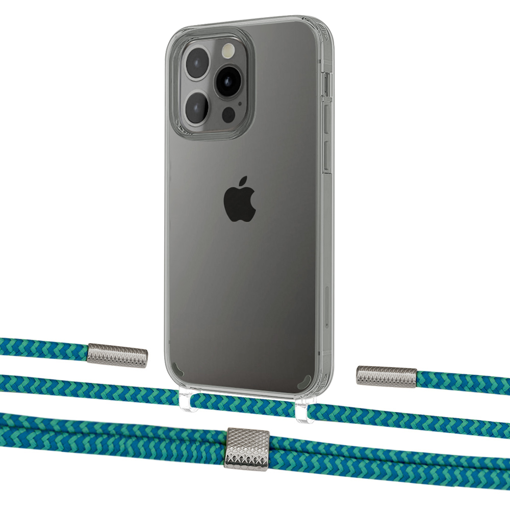 Чехол Upex Crossbody Protection Case для iPhone 13 Pro Max Crystal with Twine Cyan and Fausset Silver
Чехол Upex Crossbody Protection Case для iPhone 13 Pro Max Crystal with Twine Cyan and Fausset Silver