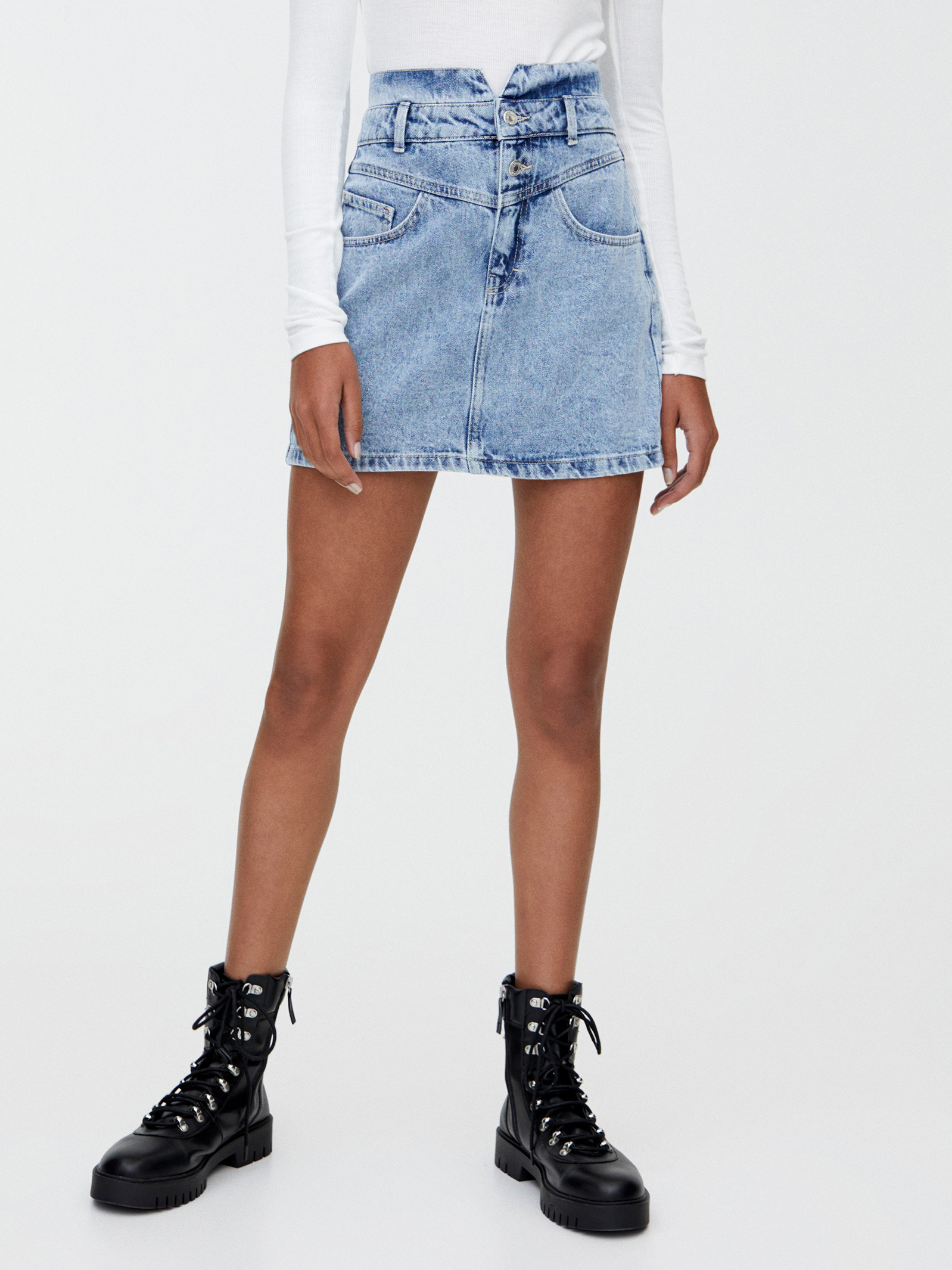 Юбка джинсовая Pull & Bear 9395/315/400 Голубая джинс, Юбка джинсовая Pull & Bear 9395/315/400 L Голубая джинс
Юбка джинсовая Pull & Bear 9395/315/400 Голубая джинс, Юбка джинсовая Pull & Bear 9395/315/400 L Голубая джинс