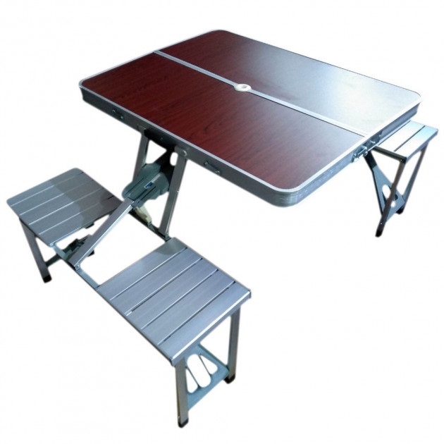 Раскладной стол чемодан для пикника со стульями Folding Table "Паук" коричневый (flo1235)
Раскладной стол чемодан для пикника со стульями Folding Table "Паук" коричневый (flo1235)