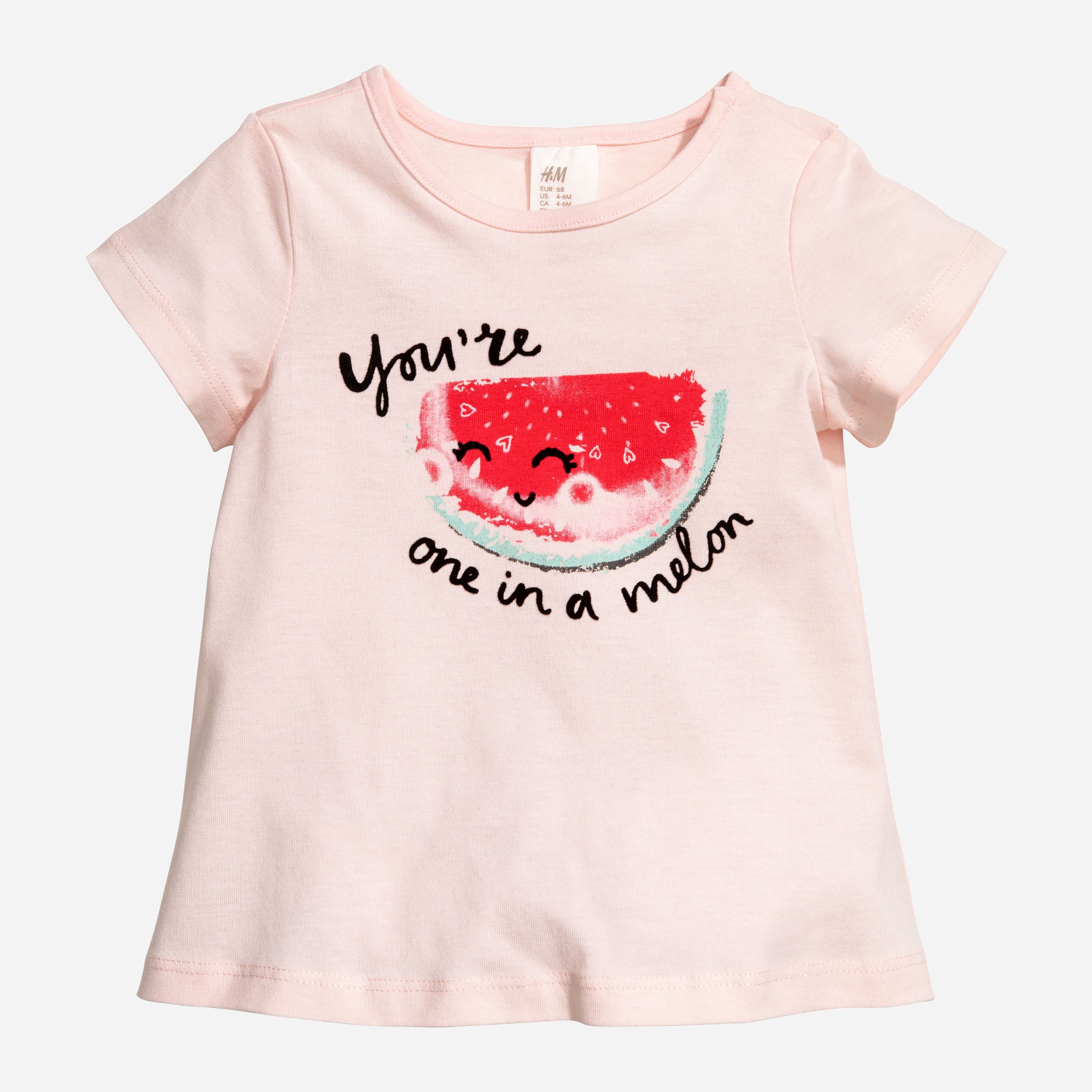 Футболка H&M 4950976 74 см Розовая 
Футболка H&M 4950976 74 см Розовая