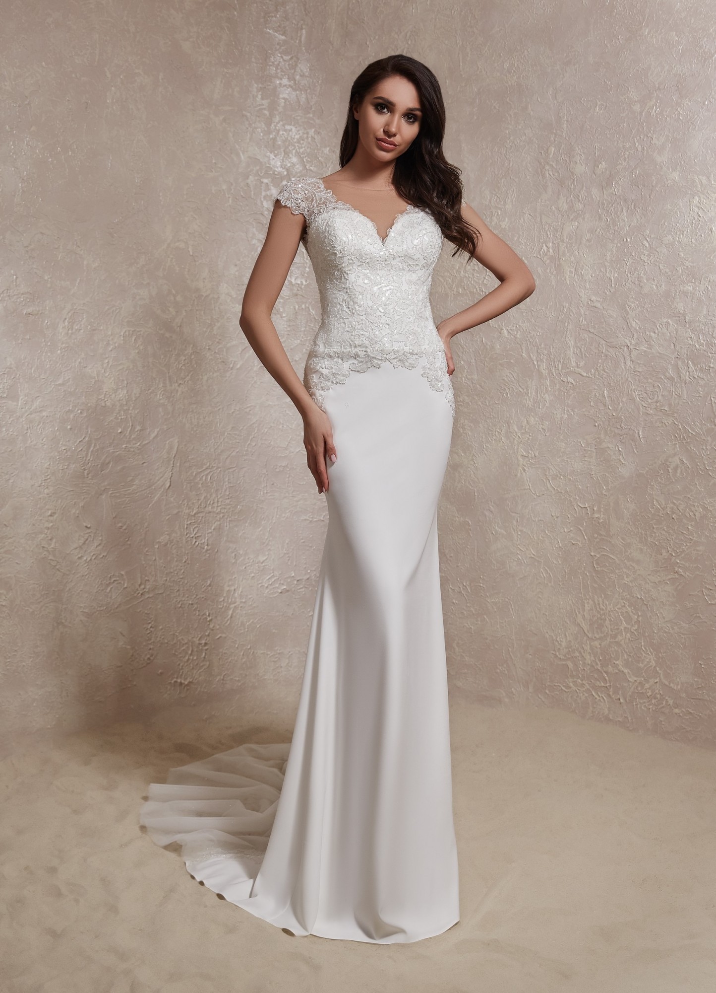 Cвадебное платье Teamo Zalea Размер 38 Цвет молочный 
Cвадебное платье Teamo Zalea Размер 38 Цвет молочный