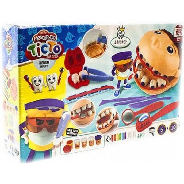 Набір креативної творчості "Тісто для ліпки "Master Do" ДАНТИСТ" Play-Toys (TMD-12-01U)
Набір креативної творчості "Тісто для ліпки "Master Do" ДАНТИСТ" Play-Toys (TMD-12-01U)