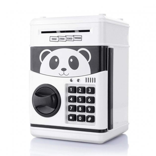 Cейф Копилка NUMBER BANK PANDA EL 510-1 детская игрушка с кодовым замком Панда Черно-белая (TS23989023ERT)
Cейф Копилка NUMBER BANK PANDA EL 510-1 детская игрушка с кодовым замком Панда Черно-белая (TS23989023ERT)