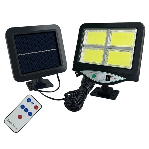 Уличный аккумуляторный светильник на солнечной батарее Solar ligh BL BK-128-4COB/ 9892 с датчиком движения и пультом
Уличный аккумуляторный светильник на солнечной батарее Solar ligh BL BK-128-4COB/ 9892 с датчиком движения и пультом