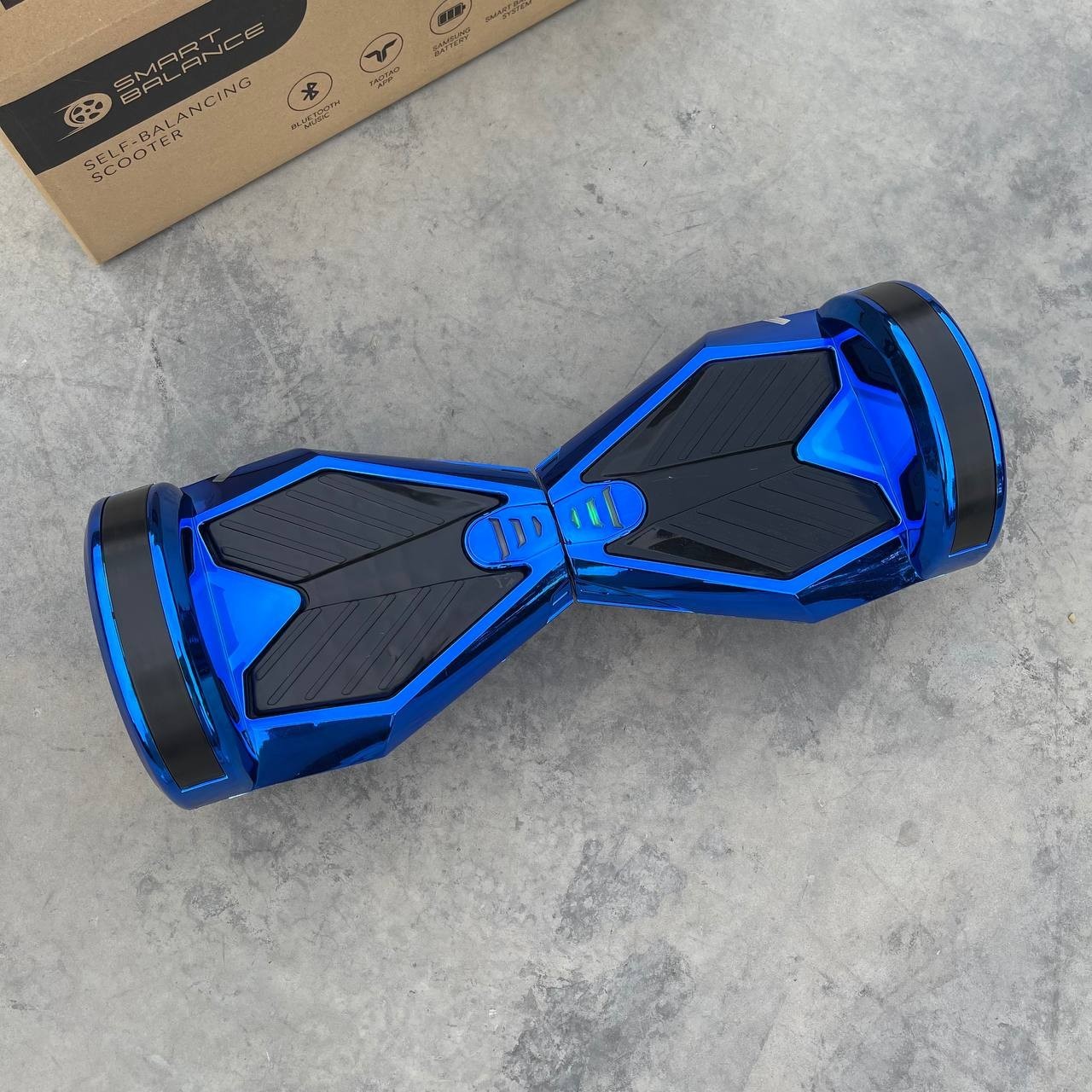 Гироборд Smart Balance 8 дюймов Хром Синий с АКБ Samsung 4400mAh / 800Вт Bluetooth-колонка и LED - подсветка колес с алюминиевой рамой
Гироборд Smart Balance 8 дюймов Хром Синий с АКБ Samsung 4400mAh / 800Вт Bluetooth-колонка и LED - подсветка колес с алюминиевой рамой