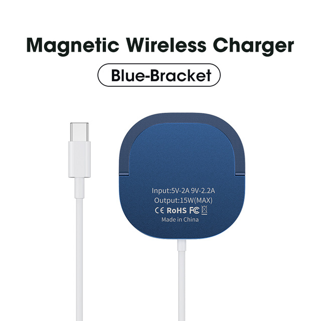 Беспроводное зарядное устройство MagSafe wireless charger with holder JYD-WC92 |15W Max| Blue
Беспроводное зарядное устройство MagSafe wireless charger with holder JYD-WC92 |15W Max| Blue