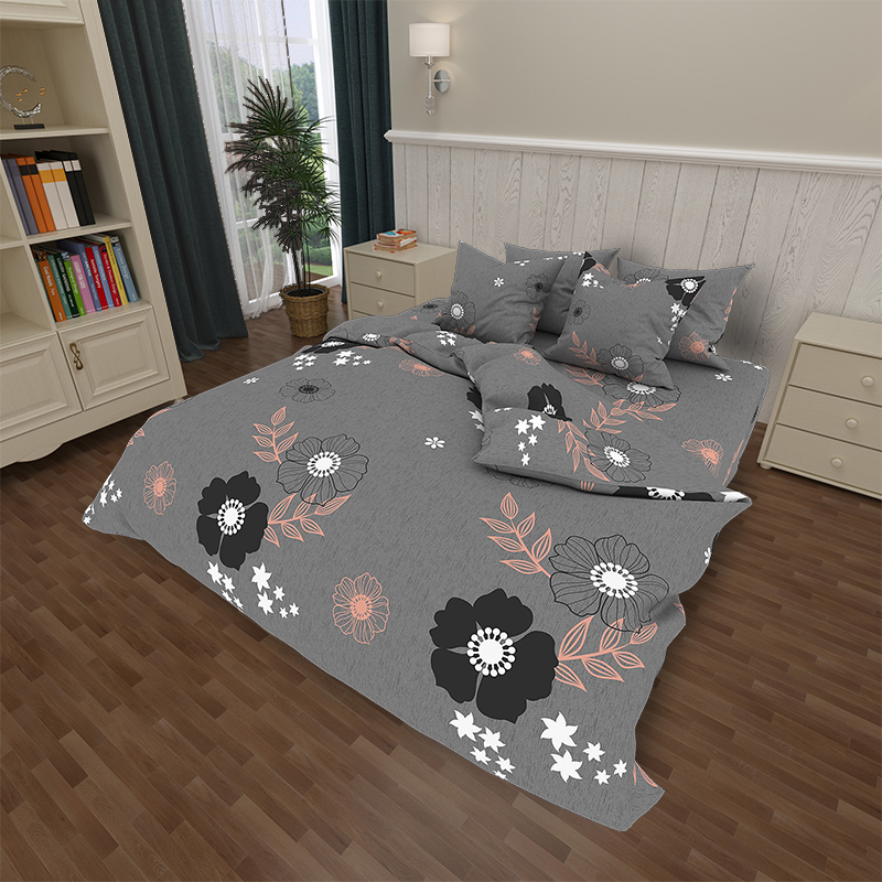 Комплект постельного белья Уютная Жизнь Бязь Голд Семейный 150x220x2 (K-G-N-7781-grey)
Комплект постельного белья Уютная Жизнь Бязь Голд Семейный 150x220x2 (K-G-N-7781-grey)