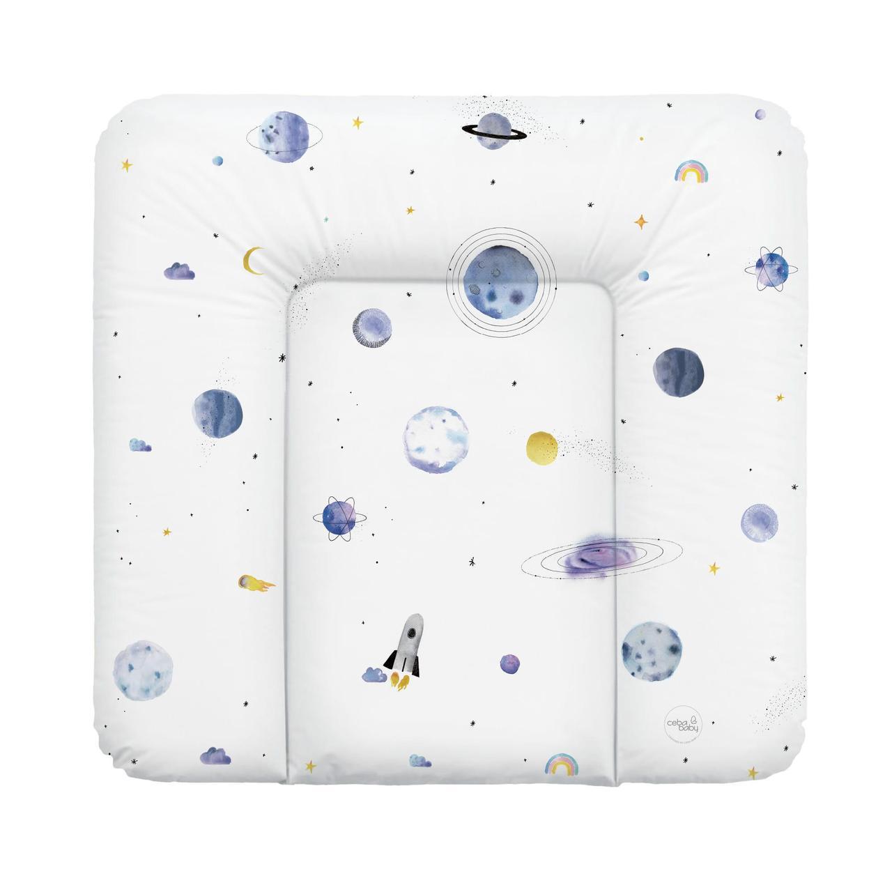 Пеленальный матрас на комод для новорожденных Cebababy Watercolor World: Universe 75x72 см, белый (W-144-123-651)
Пеленальный матрас на комод для новорожденных Cebababy Watercolor World: Universe 75x72 см, белый (W-144-123-651)
