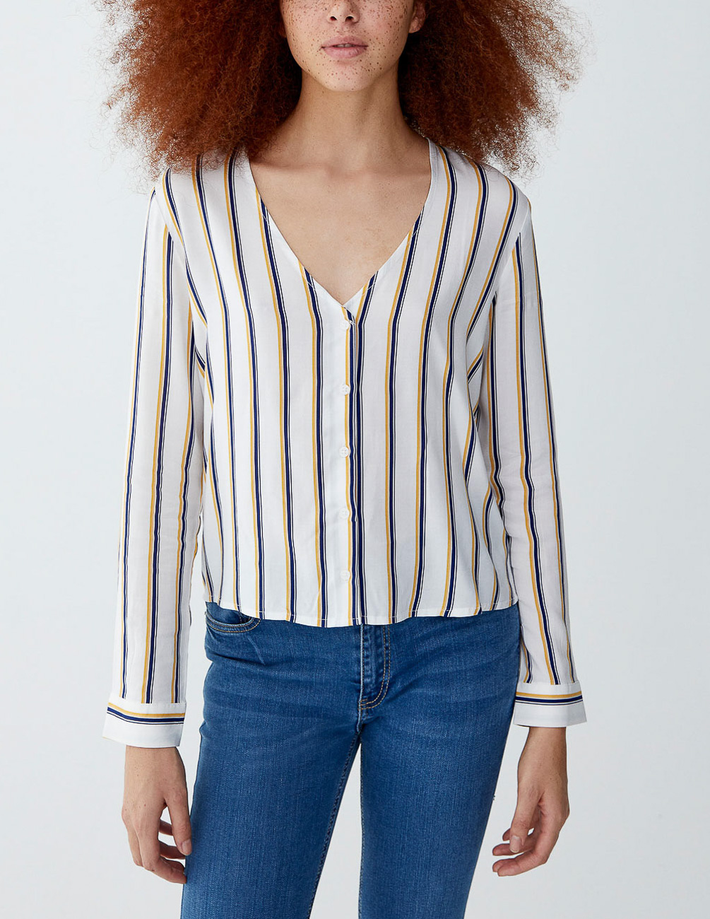 Блуза PULL & BEAR Ж1078000 (9471/374/401) цвет белый, Блуза PULL & BEAR Ж1078000 (9471/374/401) цвет белый L 
Блуза PULL & BEAR Ж1078000 (9471/374/401) цвет белый, Блуза PULL & BEAR Ж1078000 (9471/374/401) цвет белый L