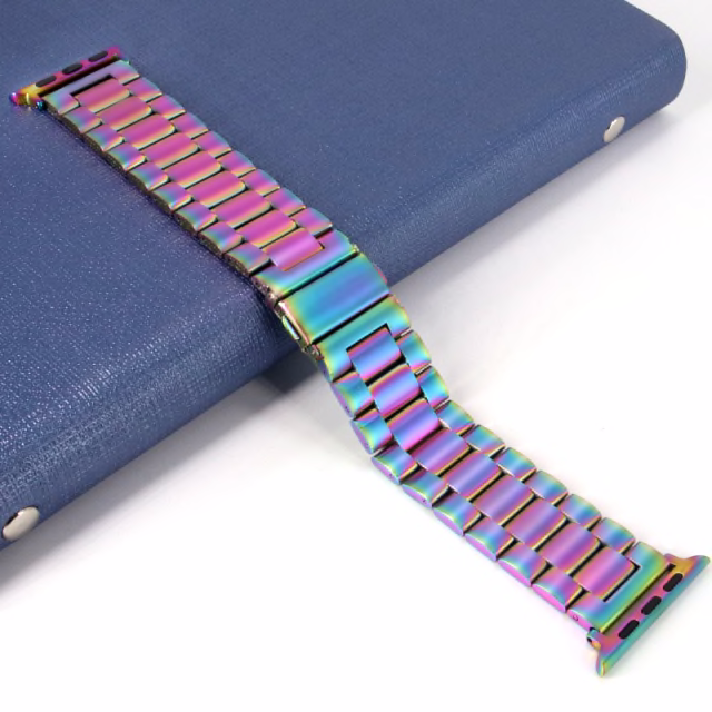 Ремешок металлический BlackPink 3-Bead Metal Band for Apple Watch 38 | 40 mm, Бензиновый
Ремешок металлический BlackPink 3-Bead Metal Band for Apple Watch 38 | 40 mm, Бензиновый