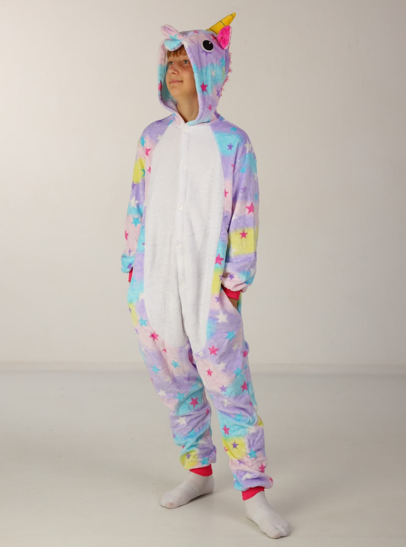 Пижама Кигуруми Слип Для Мальчиков Kigurumi Единорог Звездный Разноцветный 155-165 см. (2002/2)
Пижама Кигуруми Слип Для Мальчиков Kigurumi Единорог Звездный Разноцветный 155-165 см. (2002/2)