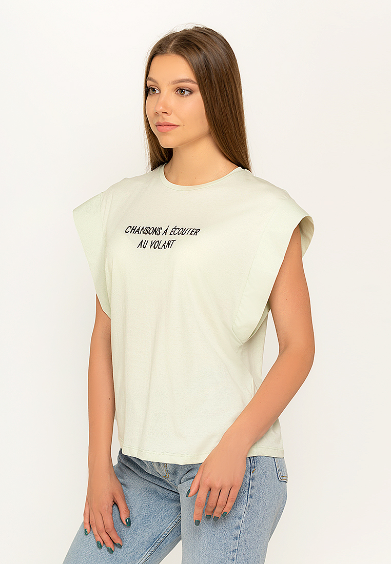 Футболка Pepper mint CA-141-OV S М'ятний 
Футболка Pepper mint CA-141-OV S М'ятний