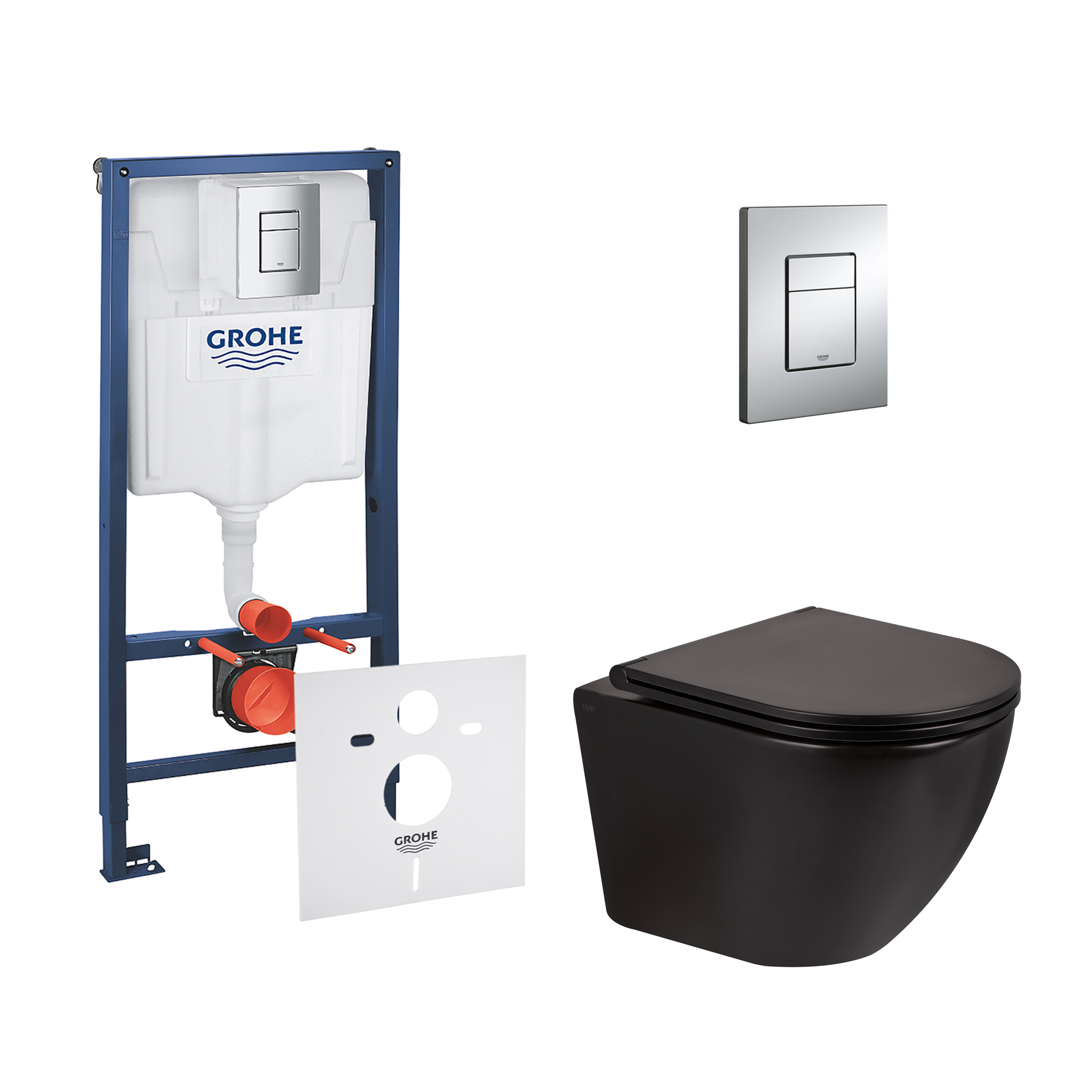 Набор инсталляция 4 в 1 Grohe Rapid SL 38772001 + унитаз с сиденьем Qtap Robin QT1333046ERMB
Набор инсталляция 4 в 1 Grohe Rapid SL 38772001 + унитаз с сиденьем Qtap Robin QT1333046ERMB