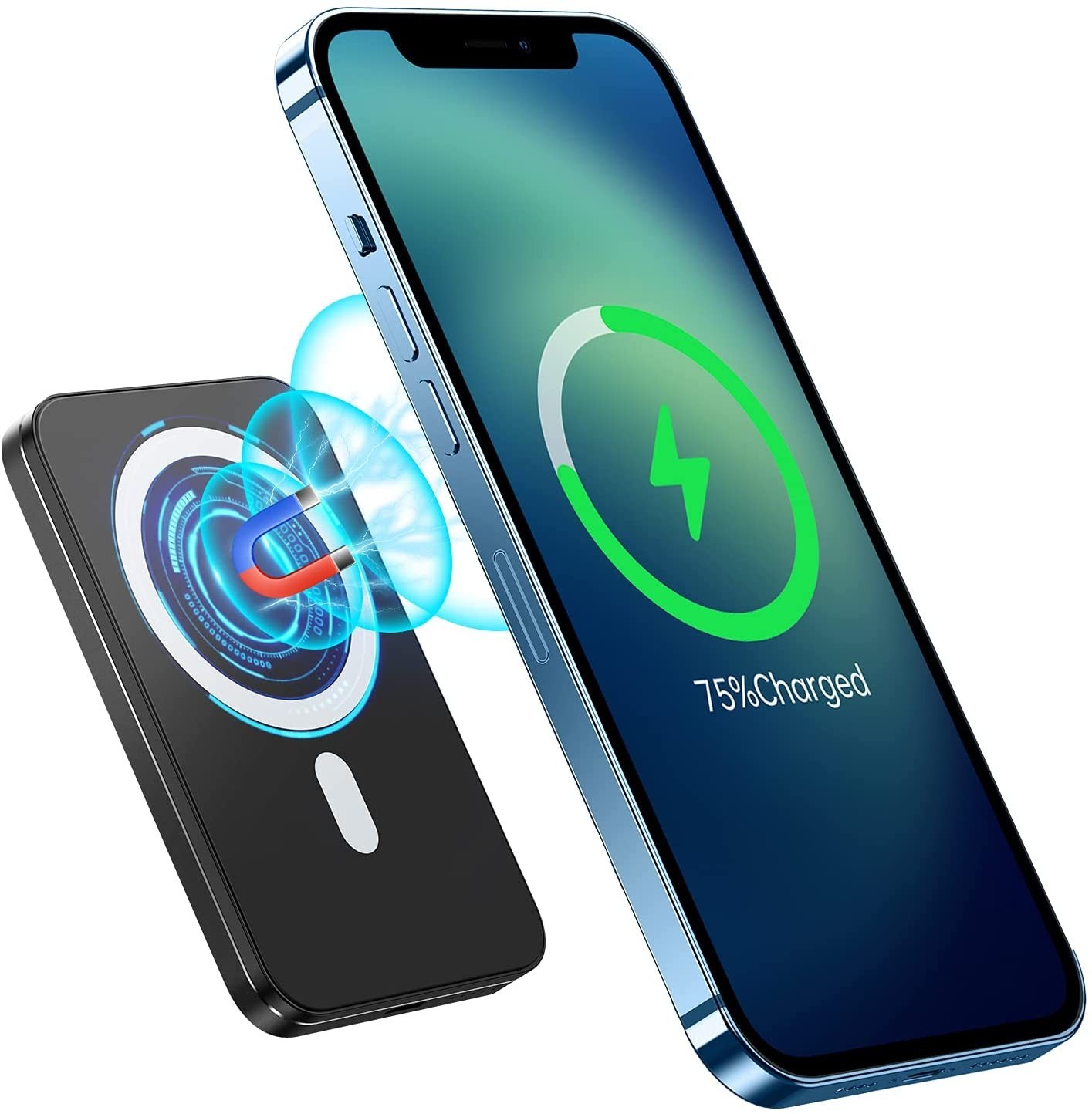 Павербанк Epik Magnetic wireless Magsafe Quick Charge 5000mAh для iPhone 12|13 black
Павербанк Epik Magnetic wireless Magsafe Quick Charge 5000mAh для iPhone 12|13 black