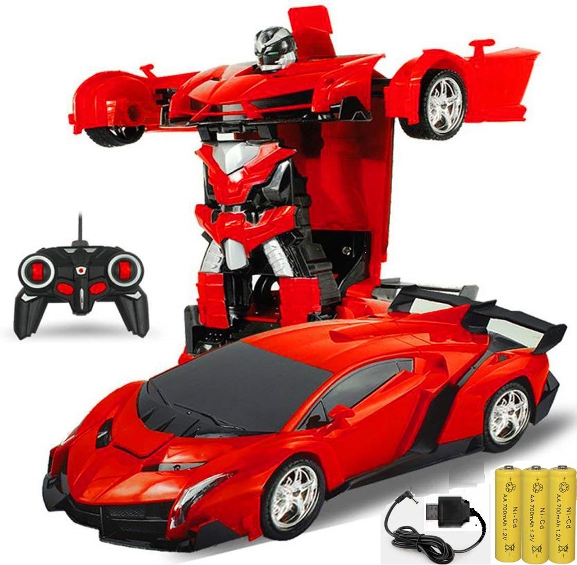 Машинка трансформер на радиоуправлении Lamborghini Robot Car RC 1:18 радиоуправляемая машина на аккумуляторе Red
Машинка трансформер на радиоуправлении Lamborghini Robot Car RC 1:18 радиоуправляемая машина на аккумуляторе Red