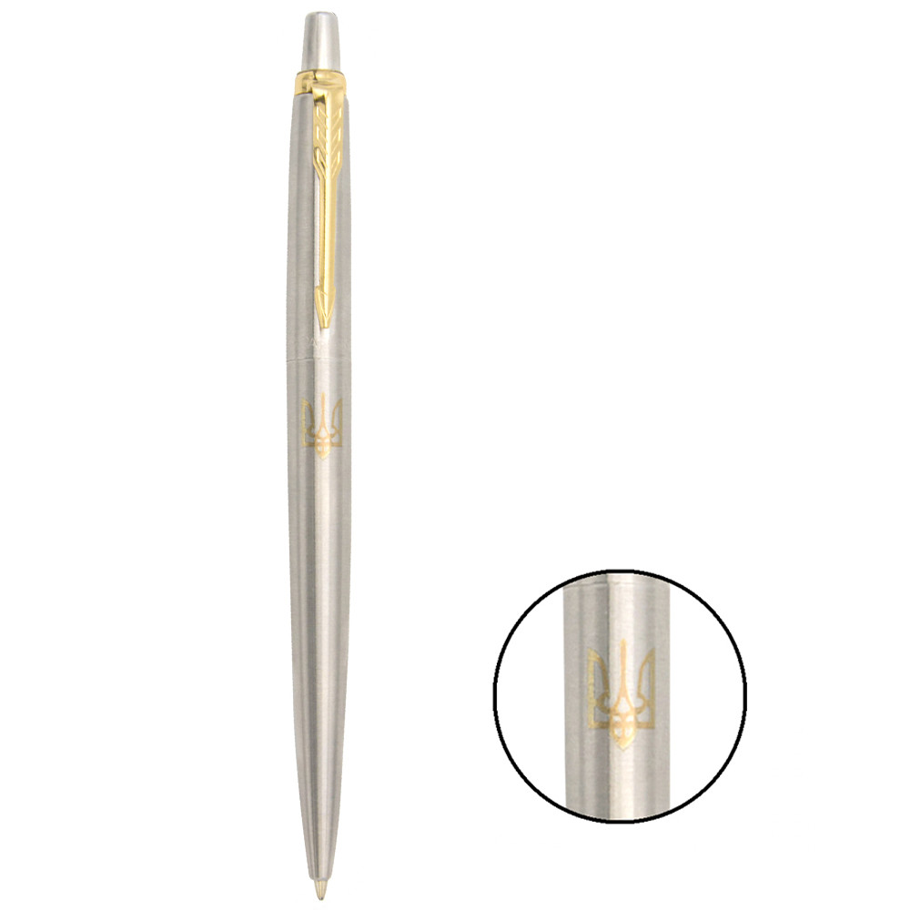 Ручка шариковая Parker JOTTER 17 Stainless Steel GT BP Трезубец зол. 16 032_R
Ручка шариковая Parker JOTTER 17 Stainless Steel GT BP Трезубец зол. 16 032_R