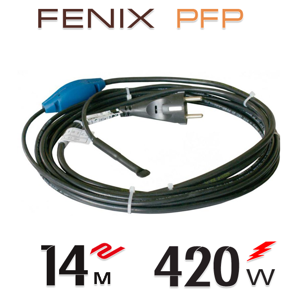 Нагревательный двужильный кабель Fenix PFP 30 Вт/м со встроенным термостатом - 14 м.п.
Нагревательный двужильный кабель Fenix PFP 30 Вт/м со встроенным термостатом - 14 м.п.