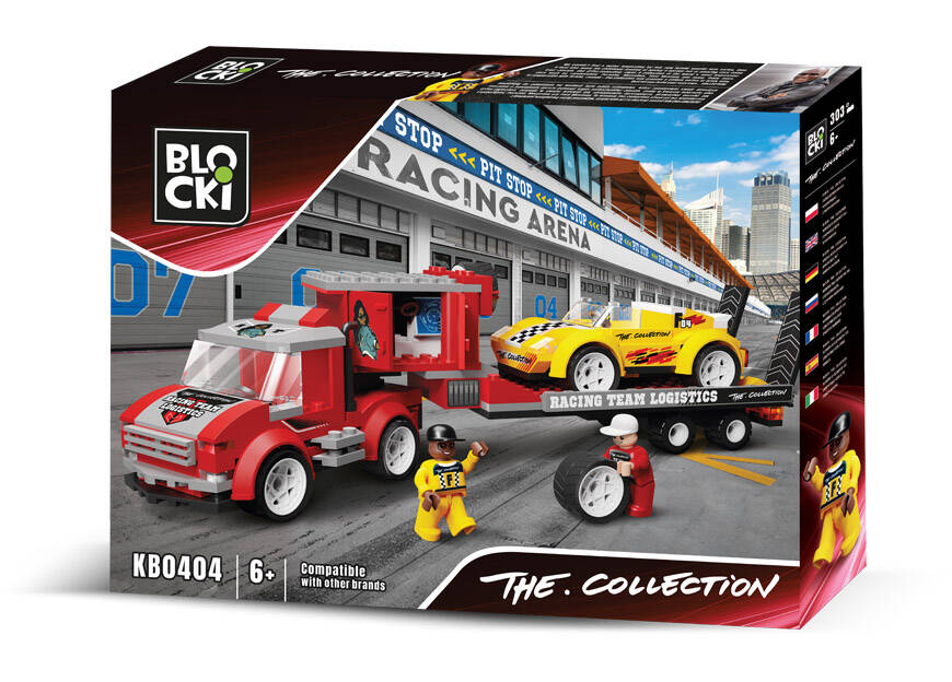 Конструктор BLOCKI The Collection Racing Team Logistics Автотранспортер (KB0404)
Конструктор BLOCKI The Collection Racing Team Logistics Автотранспортер (KB0404)
